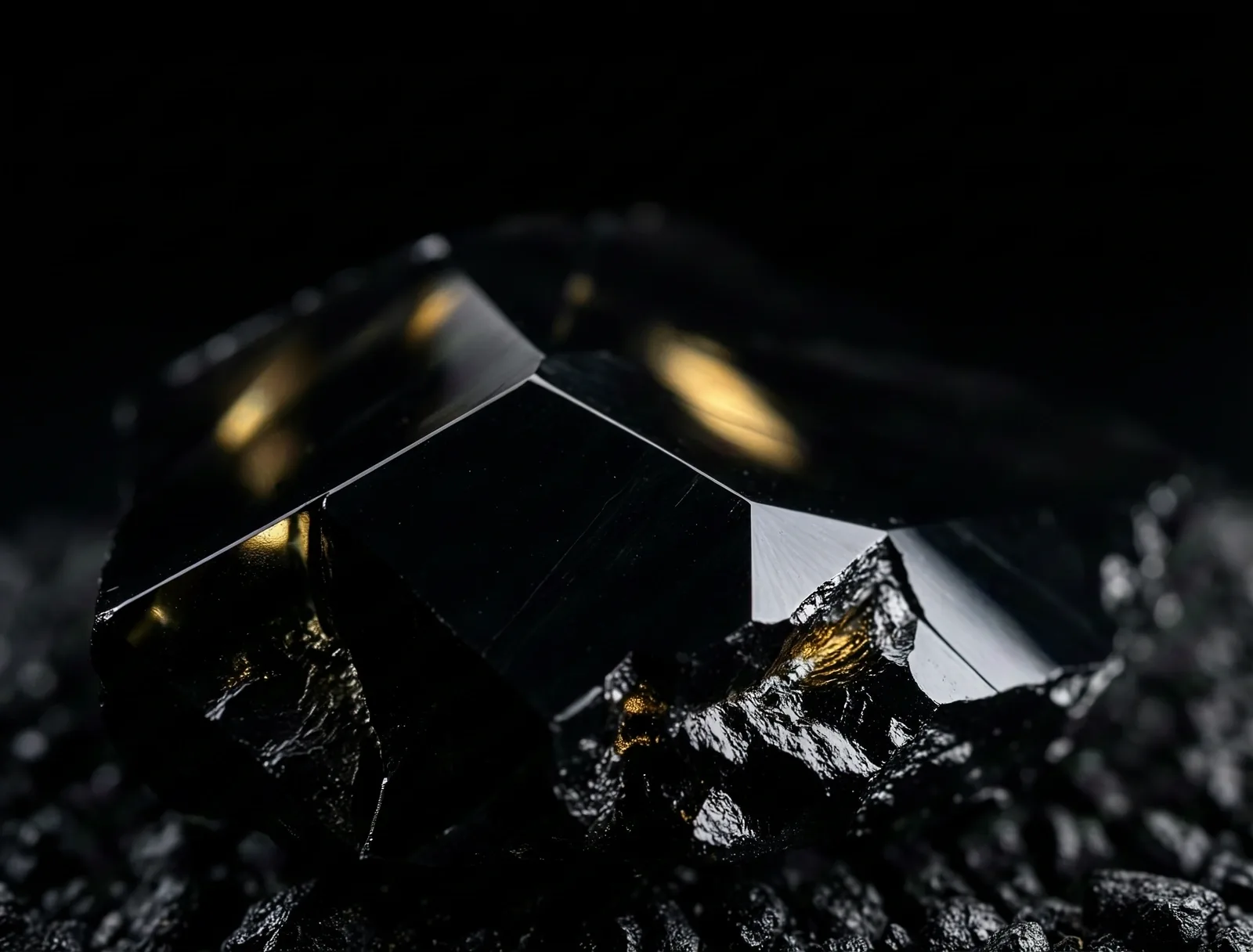 Texture de pierre obsidienne